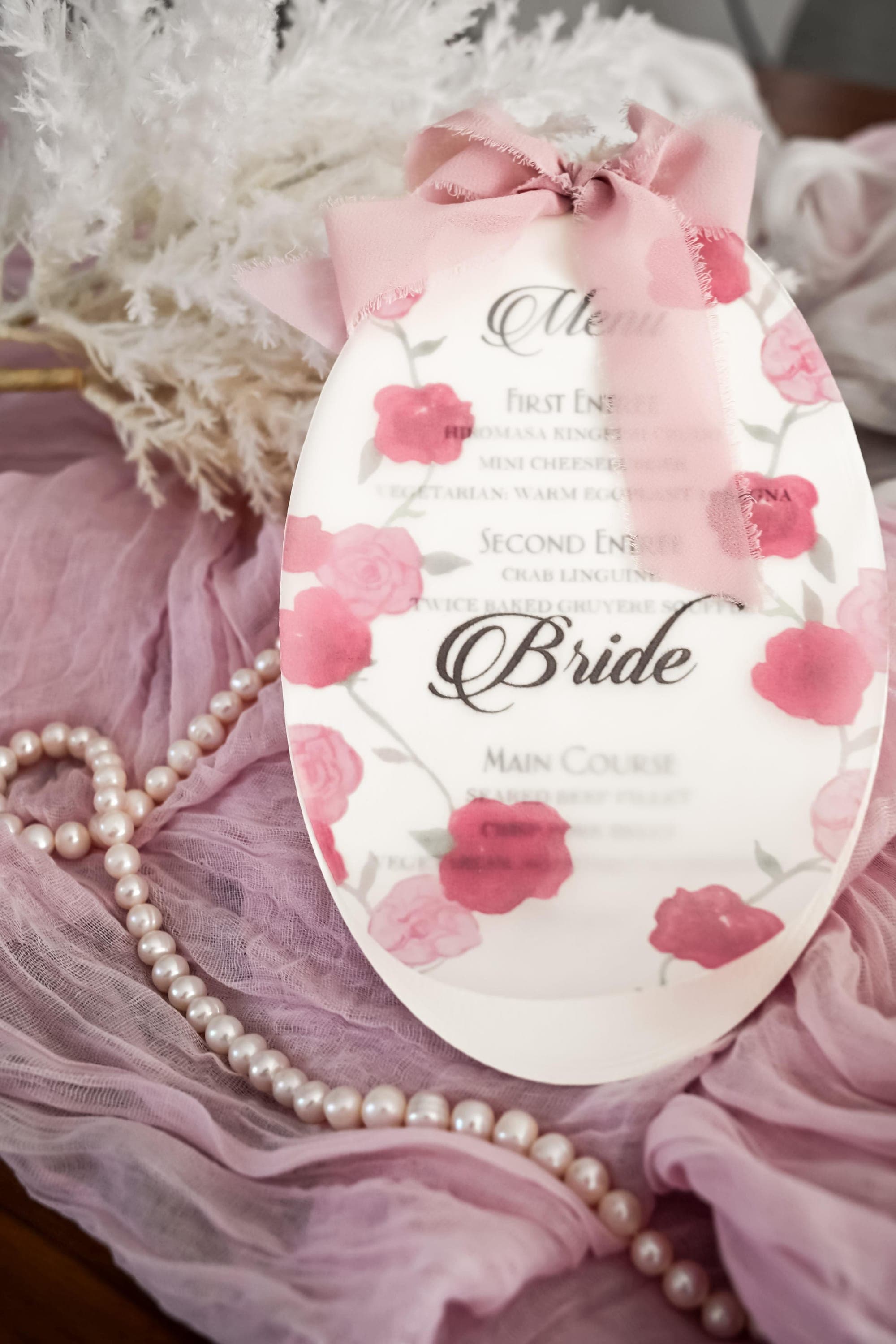 menu and name card 1